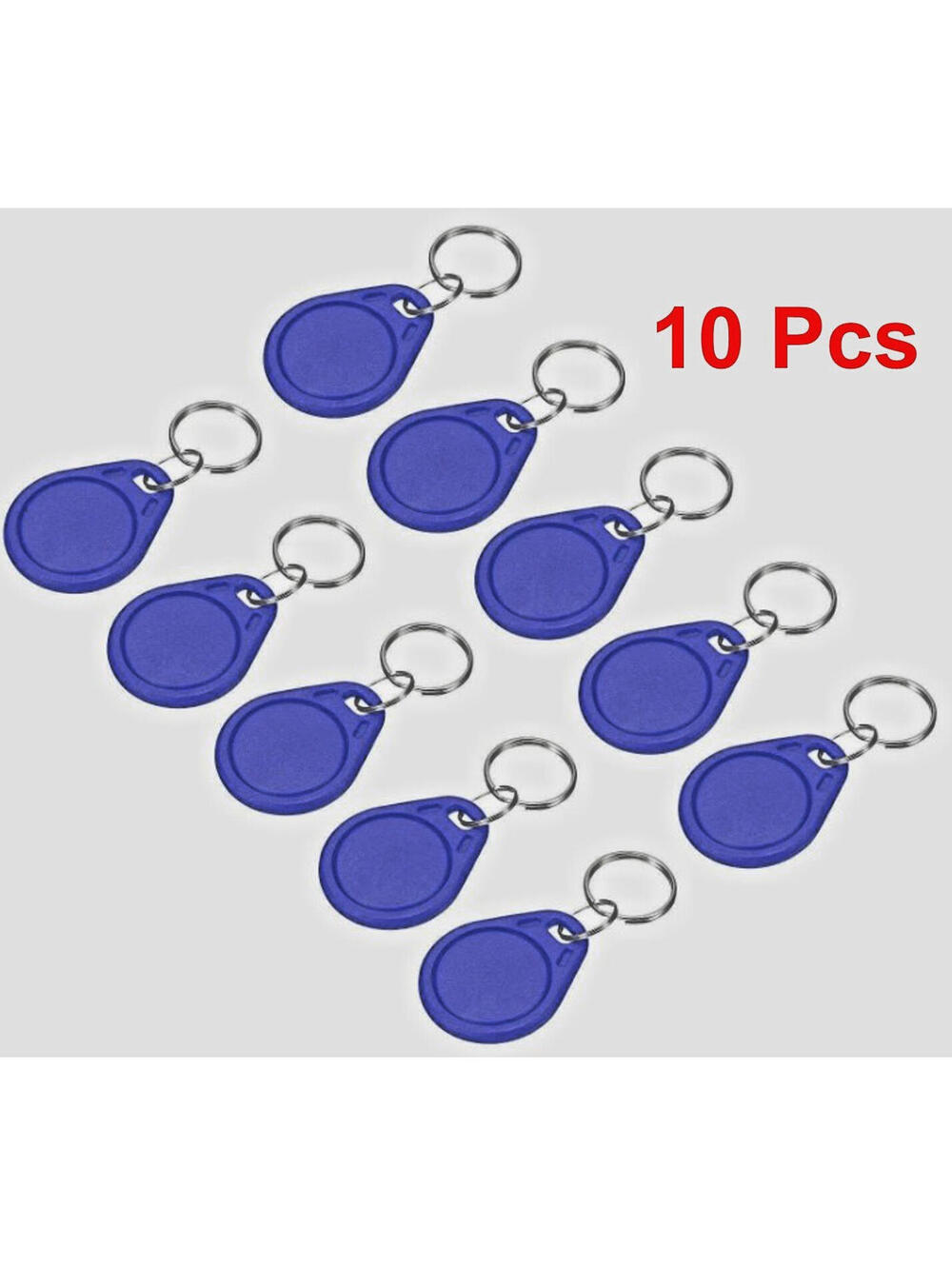 10Pcs BLUE Smart Token Tag UID 13.56MHz Rewritable Proximity RFID Key Fobs New